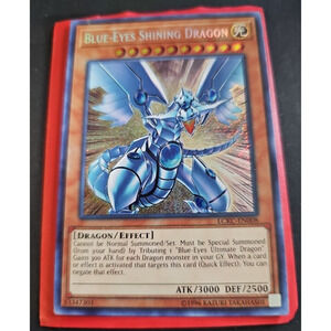 Blue-Eyes Shining Dragon LCKC-EN008 Secret Rare 1st Ed Yu-Gi-Oh! LP 1996 NM